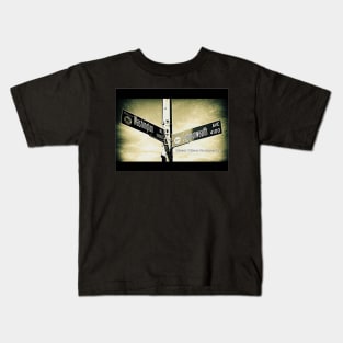 Washington Boulevard & Commonwealth Avenue1 Culver City California by Mistah Wilson Photography Kids T-Shirt